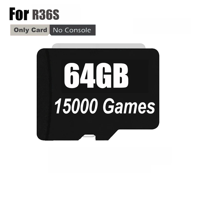 TF Game Card For R36S Memory Card High Speed Plug&Play PSP PS1 N64 GBA GBC SFC 256G 58000+ Retro Games 128G System Card