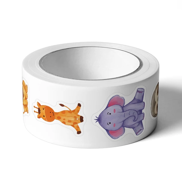 1000 Adesivi Animali Per Bambini - Rotoli Adesivi Rotondi Per Ricompense, Scuola E Feste - Foto 8