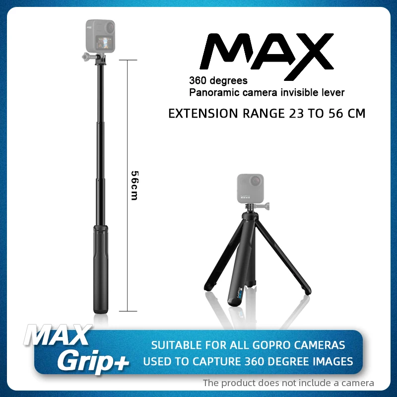 GoPro MAX Grip + Tripod for GoPro MAX / HERO 11 / 10 / 9 / fusion for