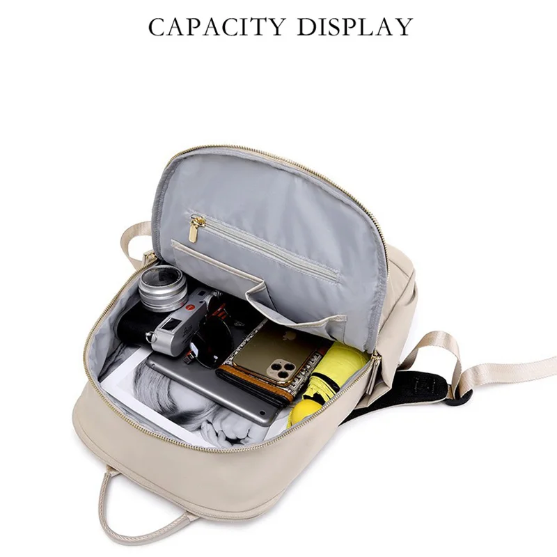 YFZ  Lightweight Laptop Backpack for Women, Fit for 14 inches 15.6 inch Laptop, Water-resistant Travel Backpack
