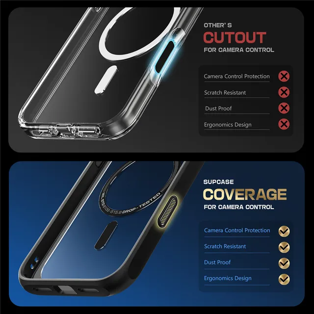 SUPCASE For iPhone 16 Pro Max Case with Camera Control Capture Button UB Mag Slim Shockproof Magnetic MagSafe Phone Case Cover 2