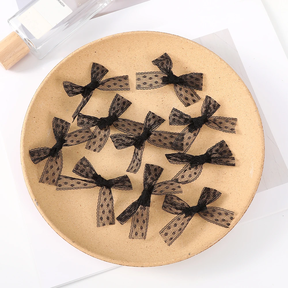 Awaytr 10pcs Bogen Haars pangen Mädchen y2k kleine Schleife Haars pangen Frauen einfache Haars pange geflochtener Kopfschmuck süßes Haar Zubehör – Detail 7