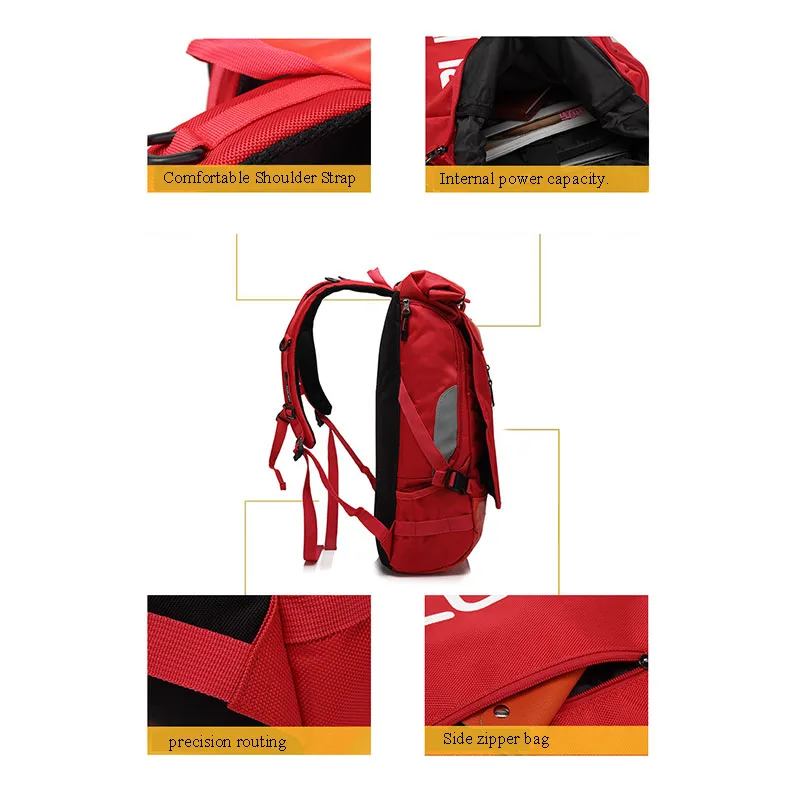 New trendy backpack for male college students, computer backpack for business commuting, men's backpack - 3