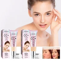 30ML CC Cream Natural Concealer Liquid Foundation Waterproof Long Lasting Isolation BB Cream Brightening Oil-control Base Makeup 2