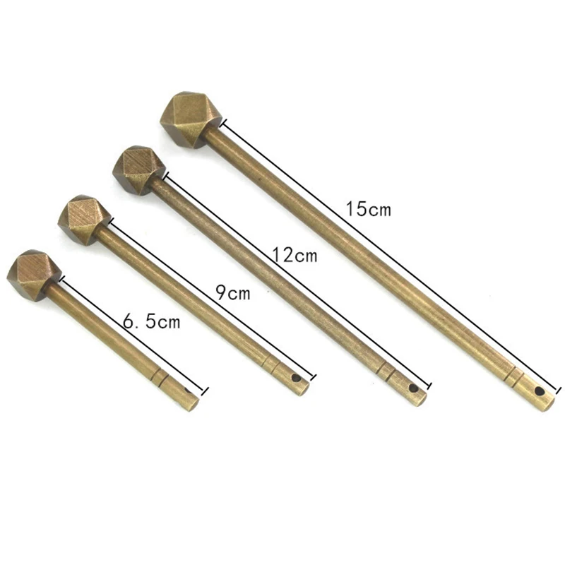 1pc Latch Locking Pin Chinese Furniture Hardware Straight Lock Bolt Brass Locking Closure Pin Cabinet Door Trunk Box Latch