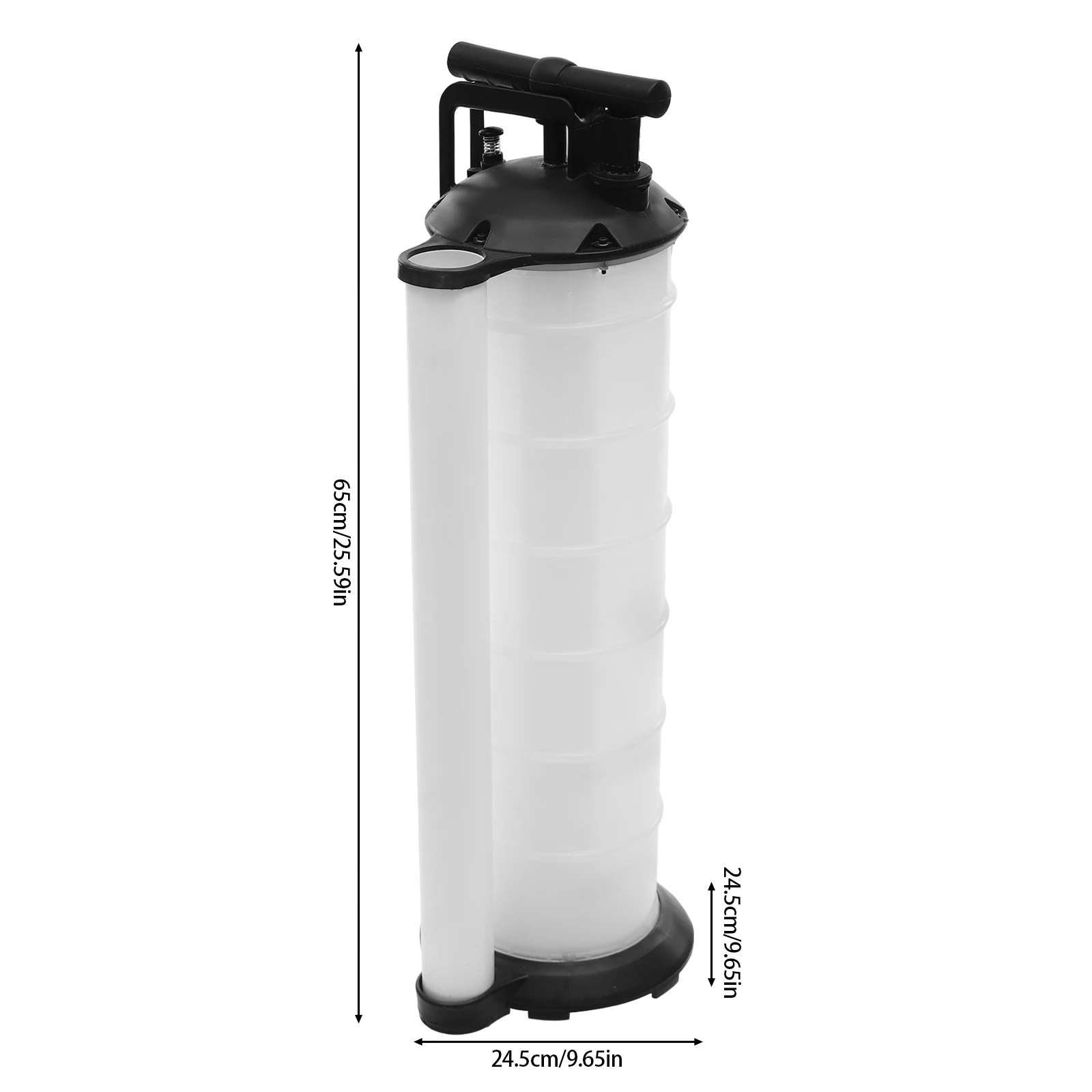 6,8L Manueller Ölextraktor, 2,32kg PP Flüssigkeitsextraktionspumpe mit 4 Schläuchen für Auto-, Motorrad- und Bootwartung – Detail 1