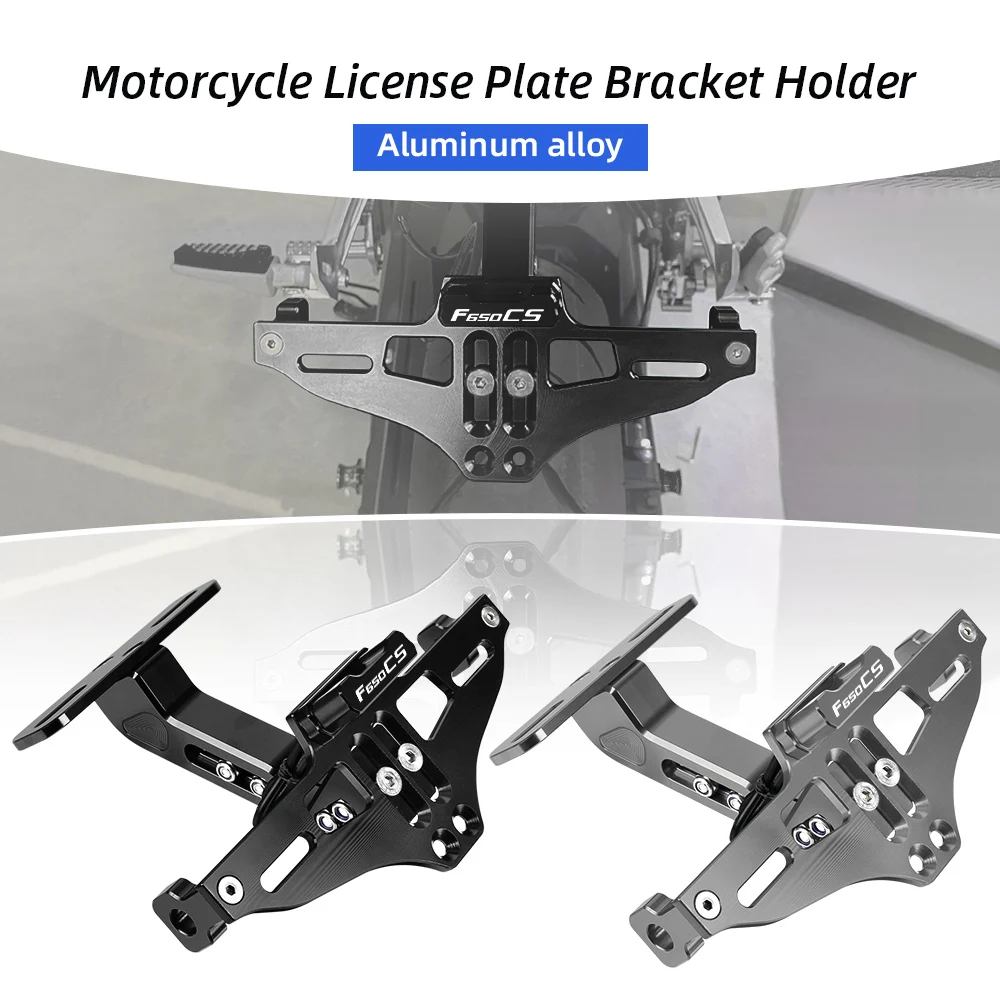 

FOR BMW F650CS DAKAR 2000 2001 2002 2003 2004 2005-2007 Motorcycle Adjustable Tail Tidy Rear License Plate Holder With Led Light