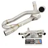 Slip On Mid Link Pipe For Suzuki SV650 SV650X 2016-2023 Motorcycle Exhaust Tips Mufflers Connect Tube Stainless Steel