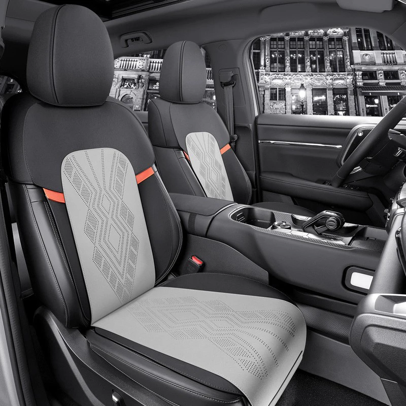 

Чехлы на сиденья автомобиля на заказ для Haval Dargo 2021 2022 2023 2024, защитный чехол на сиденье из замши и кожи, защитные аксессуары для автомобиля