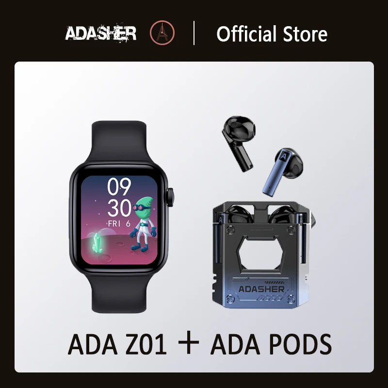 ADASHER Smart Watch Variety Turntable Convenient Payment Monitoring