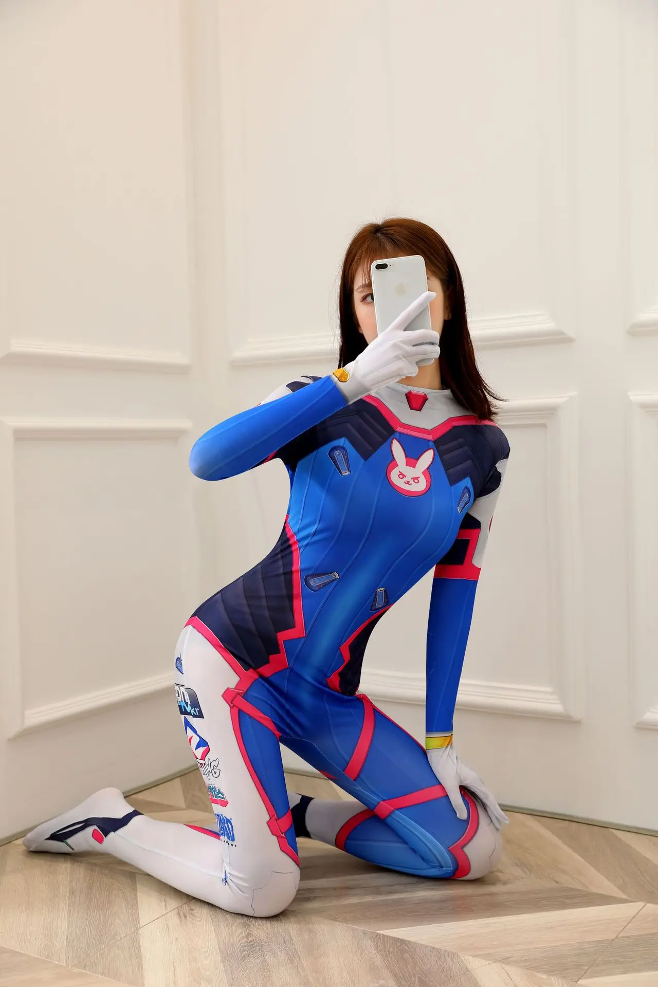 Overwatch D.Va Zentai Suit Cosplay Costume