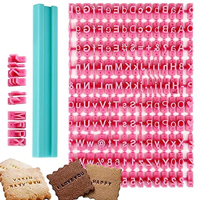 Alphabet, Number, Symbols,Letter Clay Stamp Impress Embosser Set,Cookie  Press Stamps,Print Name Ceramic Pottery Tools