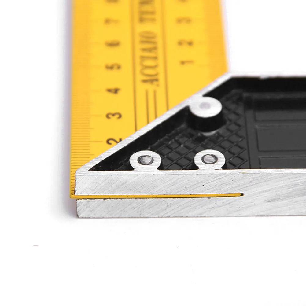 

Angle Square Ruler Carpenter Stainless Steel Tool Woodworking 90 Degree Craft Engineer L-Square Measure Precision