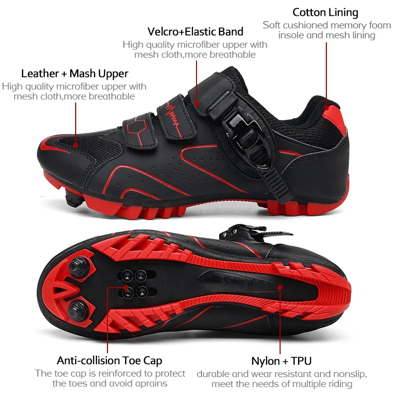 Cycling Sneaker MTB Bicycle Flat Shoes Men Mountain Bike Racing Road Speed Footwear Fashion Cleat Spd Biking Women Sports cycling shoes