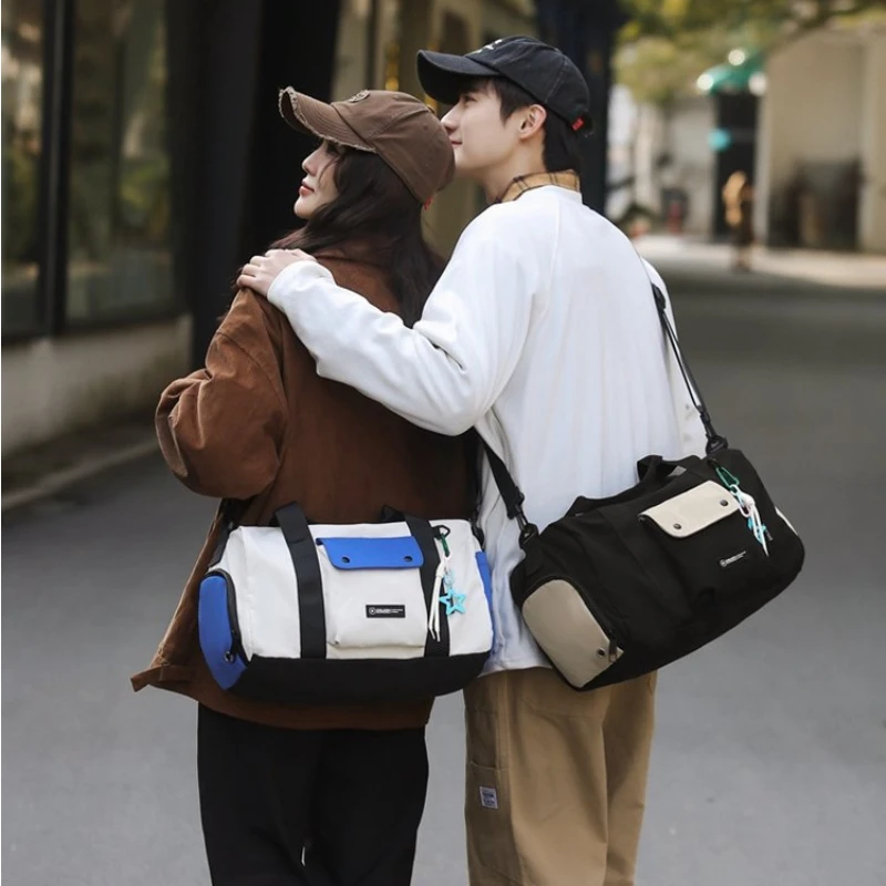 New Oxford Large Capacity Travel Bag 2024 Fashionable and Minimalist Crossbody Bag Trendy Shoulder Bag for Travel Couples