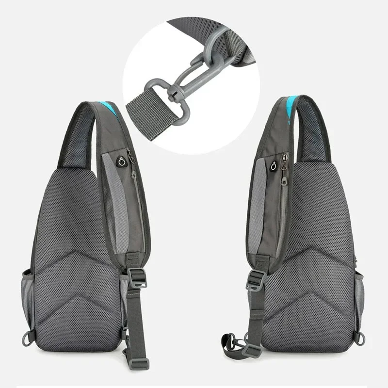 Men's leisure outdoor hiking bike shoulder bag, waterproof sports crossbody bag, travel backpack, men's chest bag, shoulder bag