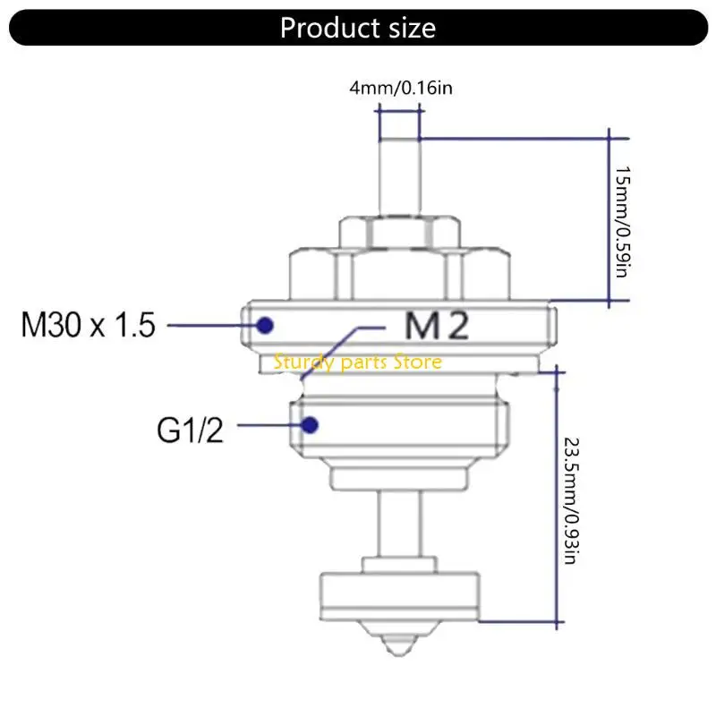 97QC เทอร์โมสตัทวาล์ววาล์วคอร์ Cores M30 สำหรับระบบทำความร้อนใต้พื้นอุปกรณ์เสริมที่บ้านพร้อมวาล์ว Heimeiers ใช้ชีวิตประจำวัน 1