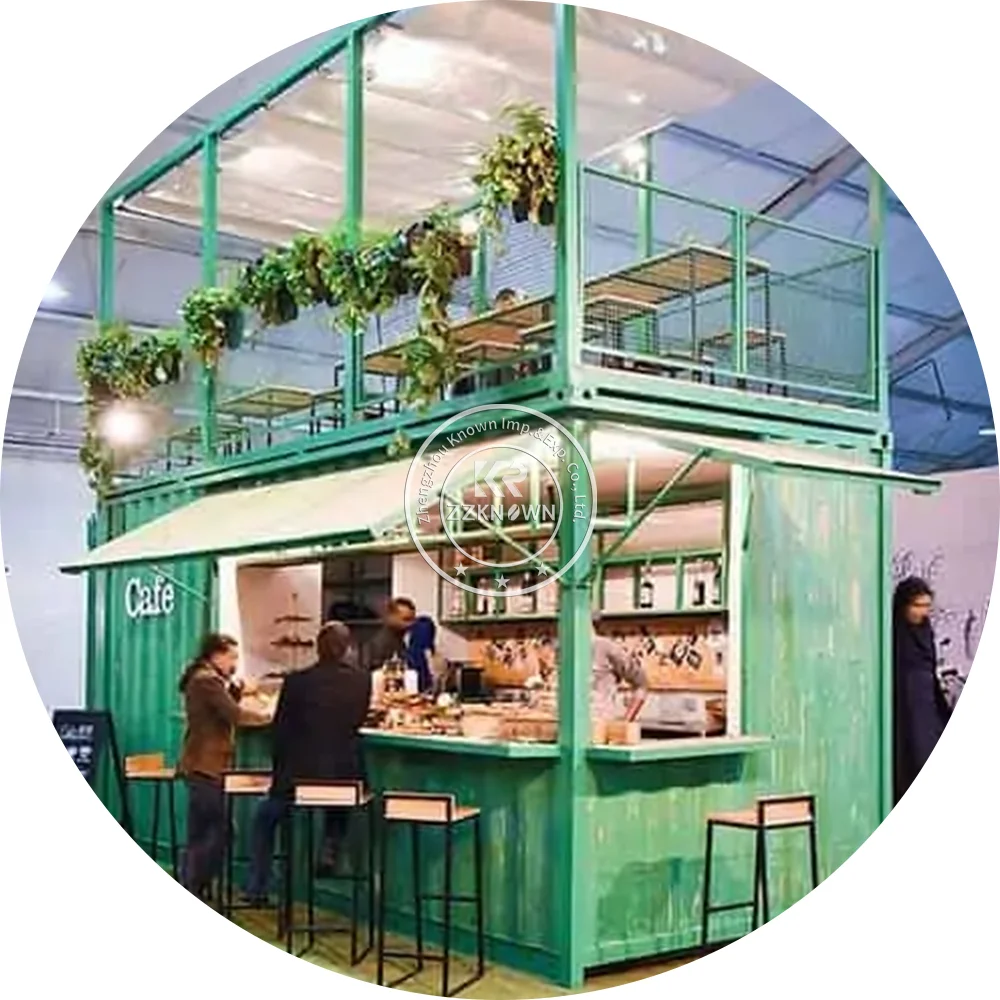 Design Di Vendita Caldo All'Aperto Modulare Prefabbricato Container Bar Prefabbricato Casa Modulare Spedizione Chiosco Stand