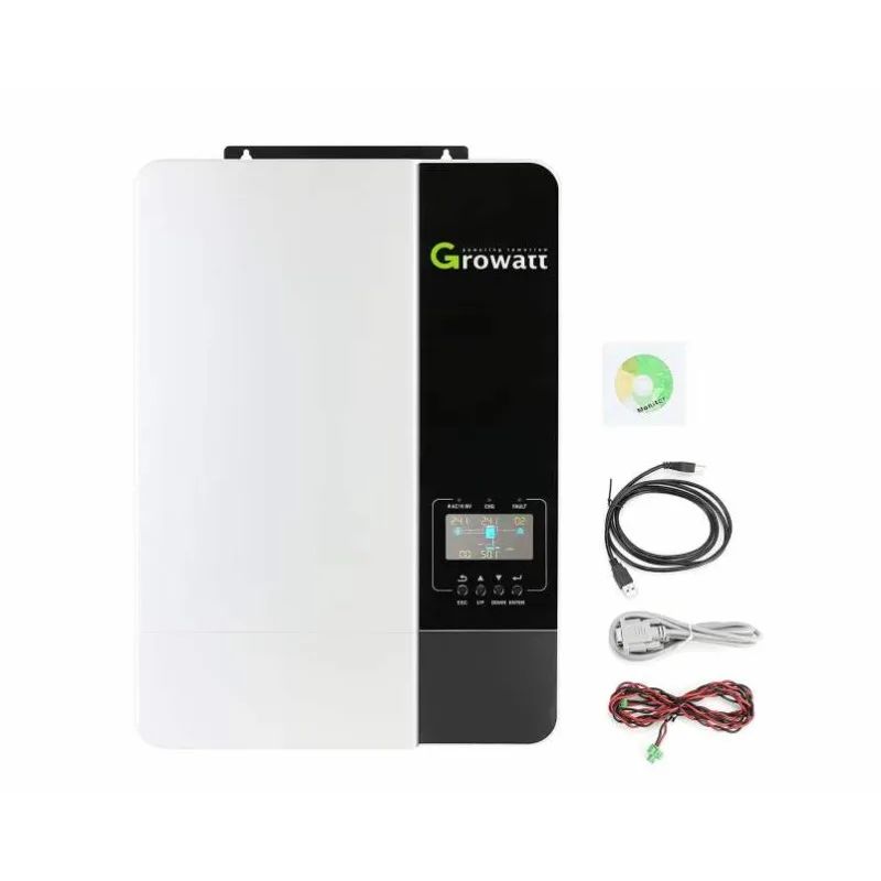 Growatt Spf 5000 Es Growatt Inverter Off-Grid Ad Alta Frequenza 5Kw Growatt Inverter Solare Nel Mercato Romeno Stock