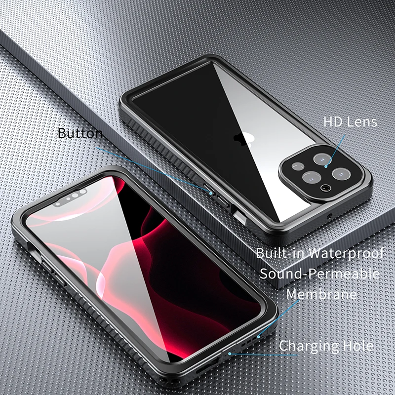 QOMJUFA Custodia Impermeabile Smartphone - Cover IPX8 Fino A 25m Con Cordino - Foto 7