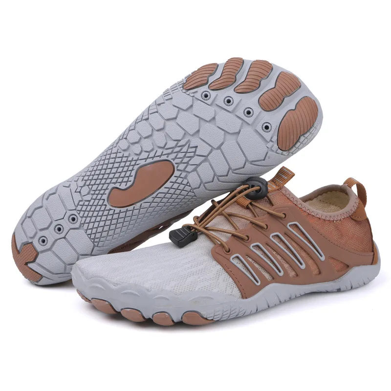 

Men Women Water Shoes Barefoot Five Fingers Aqua Swimming Shoes Breathable Hiking Wading Beach Outdoor Upstream Sneakers New