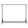 Drying rack Hanger Simple Floor Hanger Two Sections 1.8m 6FT BlackJ Simple hanger Metal Hanger floor hanger 6