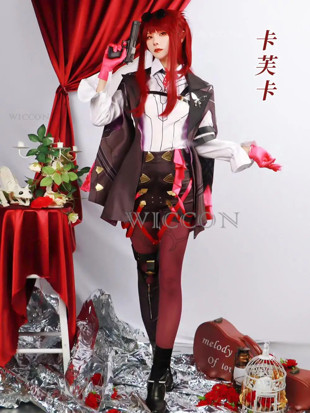 

Кафка Косплей Аниме игра Honkai: звезда рельсовый костюм милая боевая униформа Женская Хэллоуин искусственная одежда