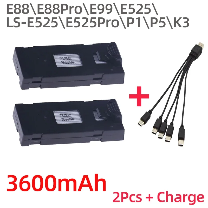 3600-2Pcs andCharger