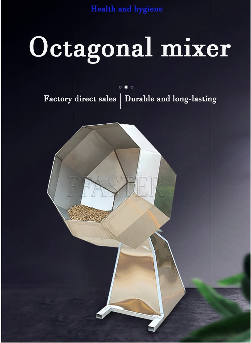 Description Picture 3 of itemHigh Efficiency Snack Food Coating Machine Seasoning Mixer Machine Flavored Popcorn Machine