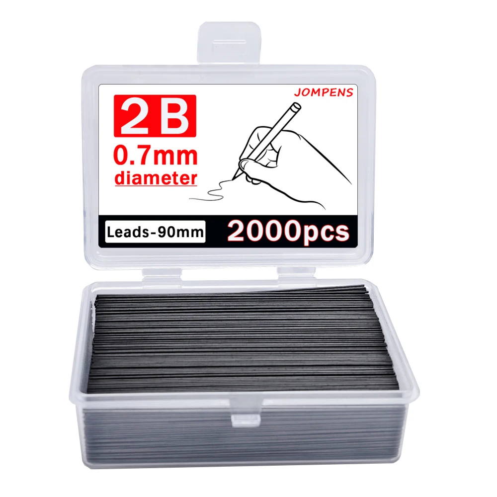 2000 قطعة/صندوق 0.5/0.7 مللي متر قلم رصاص ميكانيكي...