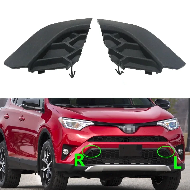 Front Tow Eye Cover Grill Trailer Cap 532850R090 532860R090 for Toyota RAV4 SE Version
