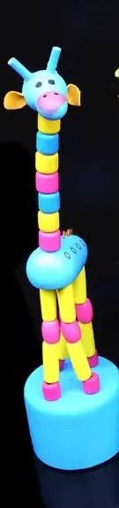 Toddler Baby Learning Toys Wooden Animal Giraffe Developmental Toy Kids Intellectual Early Educational Learning Toys Baby Gift