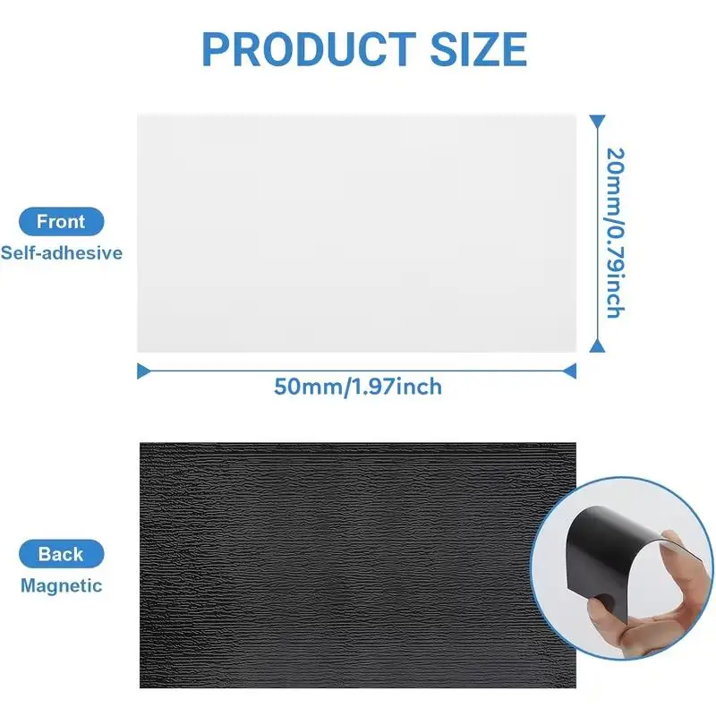 20개 자가 접착식 자석 스트립 ? 잔여물 없음, 냉장고, 유리, 공예품, 가정 및 이벤트 장