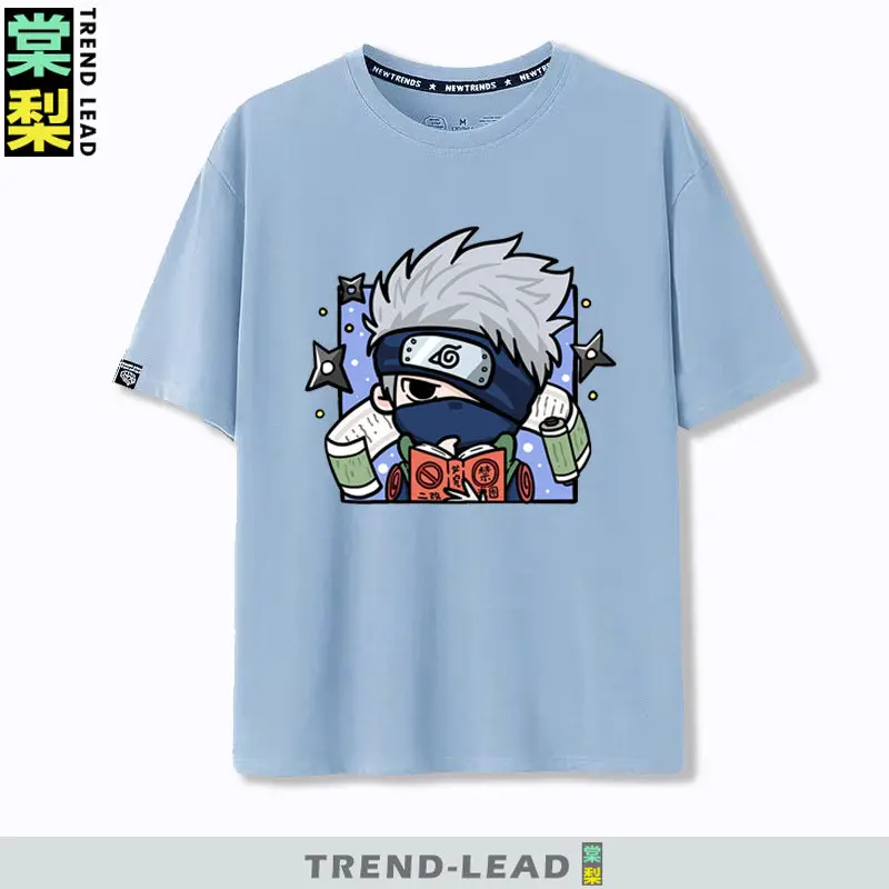 Kids' Trendy Naruto Cartoon Character Short Sleeve T-Shirt