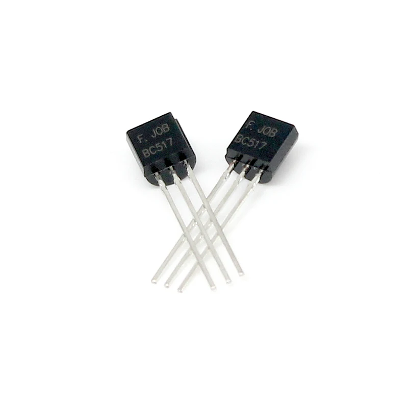 BC517 Transistor Darlington Transistors set 50pcs 30v 1a Amplifier Silicon NPN Triode Transistor TO-92 BJT In Stock bjt transistor transistors kit