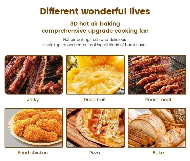 Smart 20L Air Fryer Oven Digital Support Service Hot Deep Fryer Oven with Observation Window