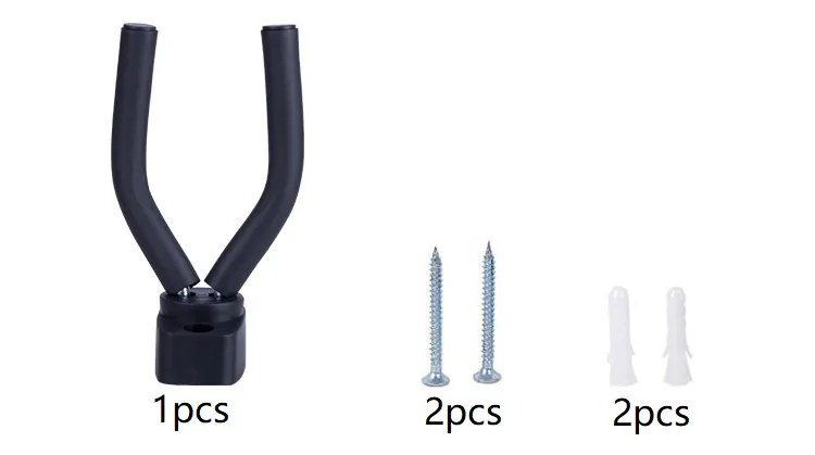 Description Picture 4 of item1Pcs Guitar Holder Wall Mount Stand Parts and Accessories Home Instrument Display Guitars Hook Wall Hangers Guitar Picks