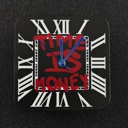 Square Dial 'Time is Money' Customized Watch Face for Premium Watch Accessories (51)