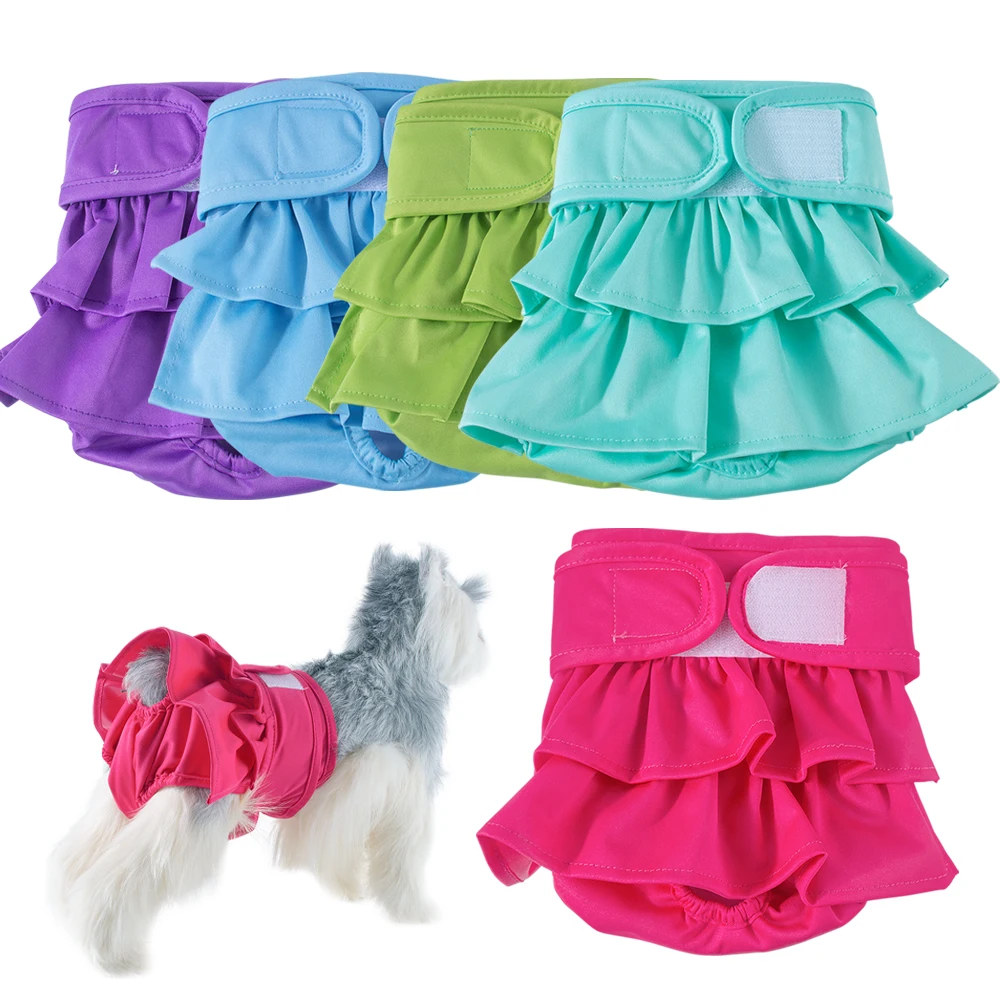 Pet Diapers Dog Diapers Dog Nappies 1pc Female Reusable