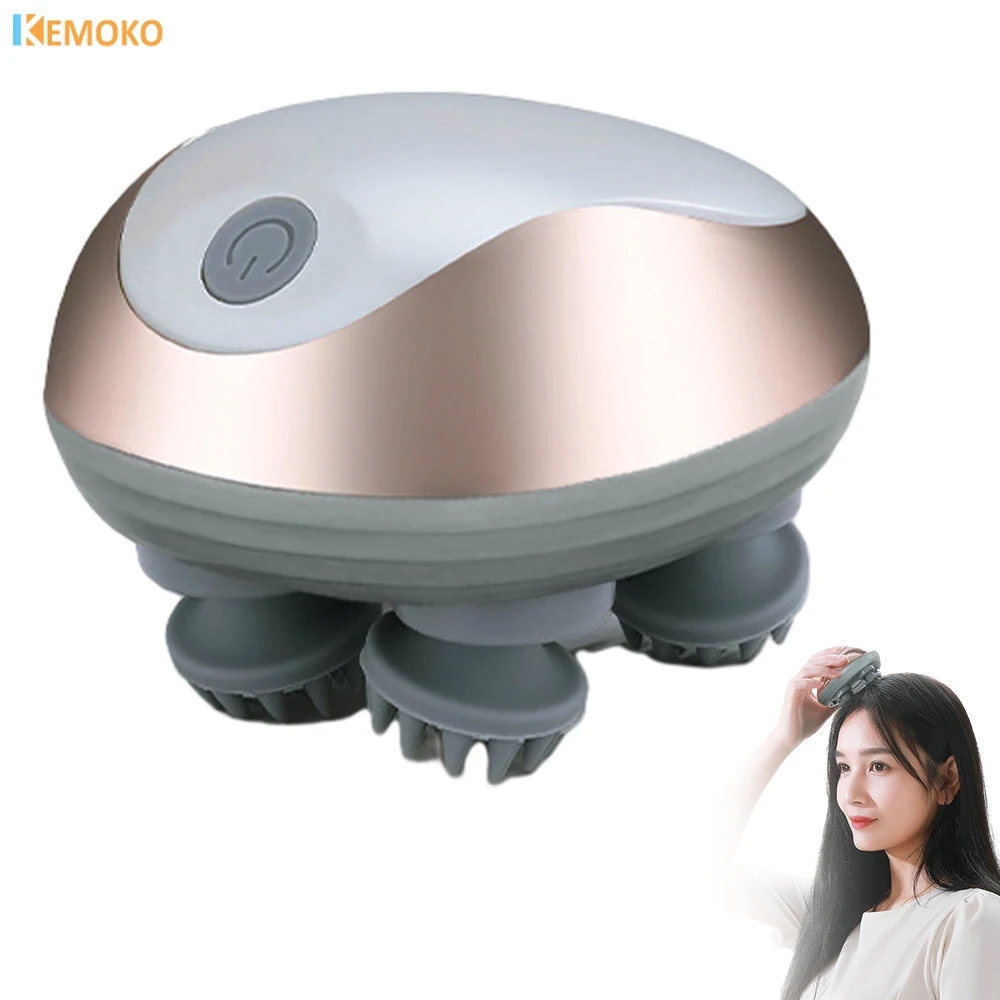 Mini Electric Head Massager for Cats Dogs Pets Scalp Heated For Relaxation Treatments Relief Migraine Hair Growth Body Massager best selling low noise ball shaped smart pet hair dryer room automatic pet drying box for teddy cats