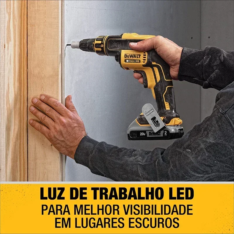 DEWALT DCF620 Drywall Screw Gun 20V Handheld Automatic Feeding Nailing Machine Brushless 360 Degree Rotation dewalt Nail Gun 3