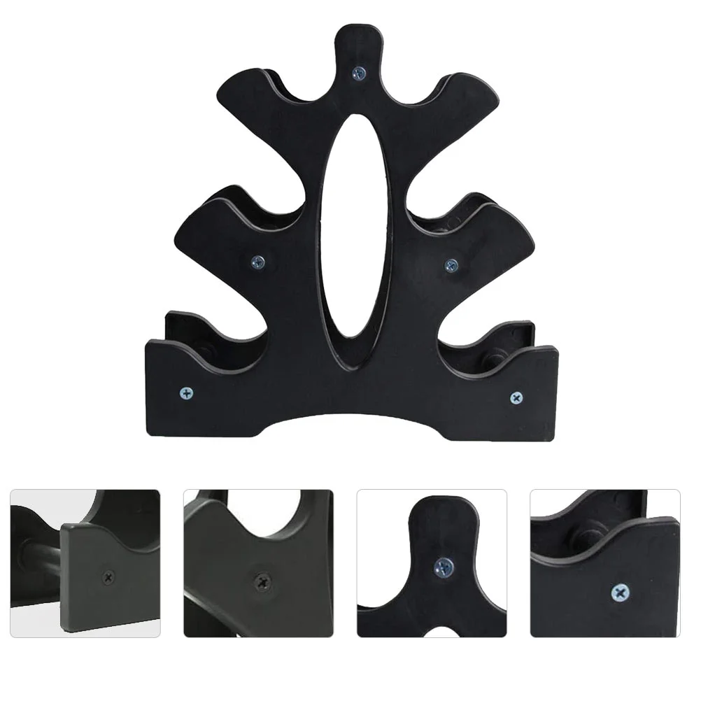 

Small Dumbbell Rack Dumbbells Storage Barbell Mount Stand Leaves Shelves for Sports Weights