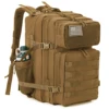 45L Tactical Backpack for Men  Outdoor camping equipment back pack Hiking Survival Rucksack travel backpacks School Bag
