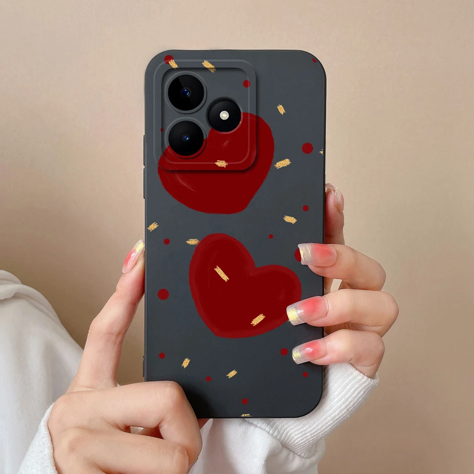 Cute Cat Soft Liquid Silicone Bumper Back Cover - Full Protection Phone Case