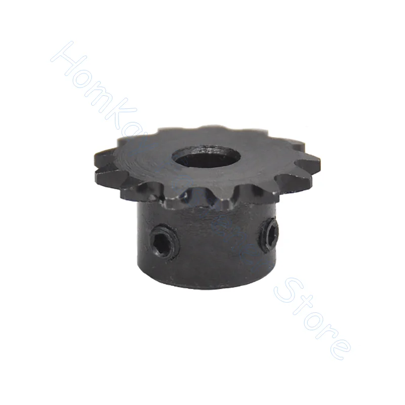 Pignone Per Catena Rullo 08B 1/2" – Foro 10-40mm, 10-32 Denti, Acciaio 45#