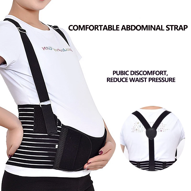 

Middle And Late Stages of Pregnant Women Belts Waist Care Abdomen Support Belly Band Back Brace Protector Pregnant Maternity