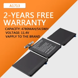 High-Performance Replacement Laptop Battery for 13'' MacBook Pro