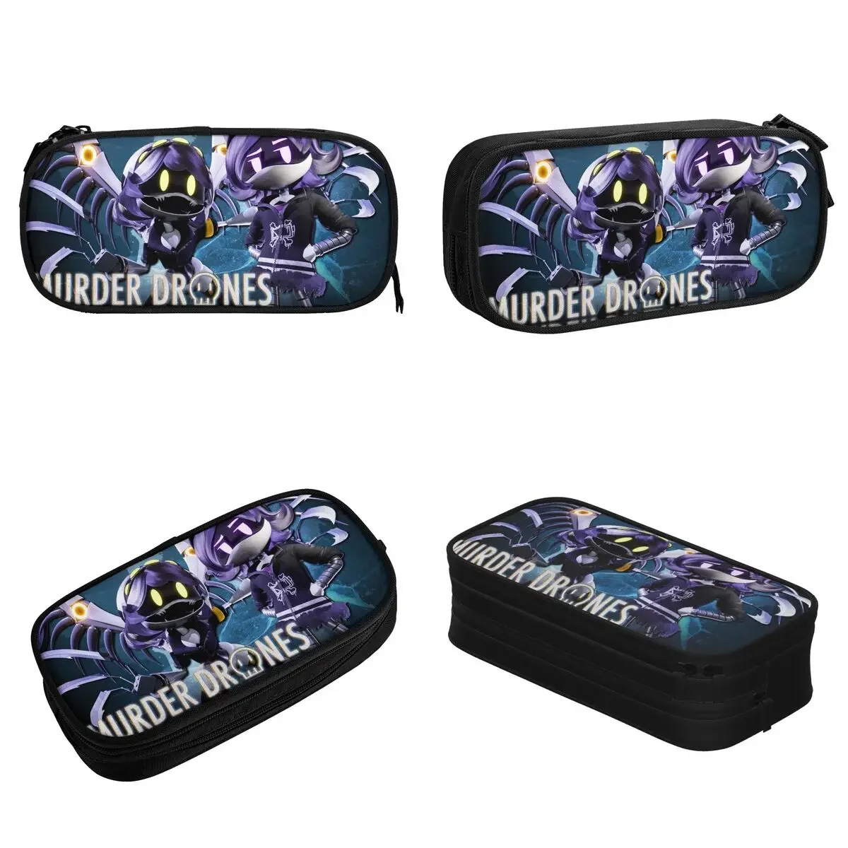 Murder Drones Pencil Cases Uzi Doorman Pen Bags for Student Large Storage Students School Gift Pencil Box 2