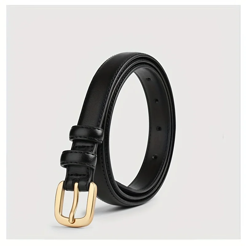 Casual Fashion Belt 2-Pack - High-End Needle Buckle Double Loop for Daily Wear
