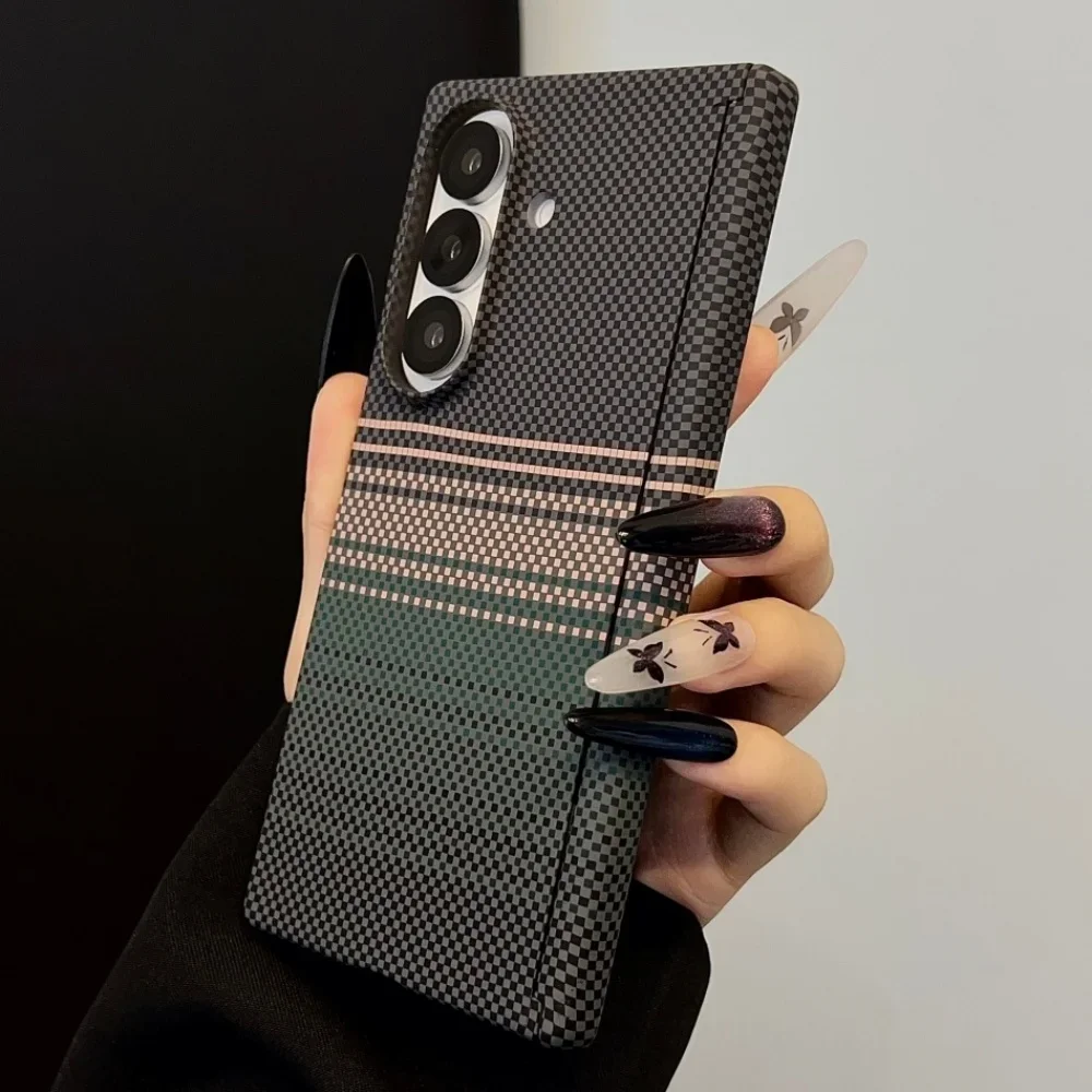 ZFold7 حافظة هاتف مدمجة من ألياف الكربون قابلة للط...